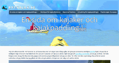 Desktop Screenshot of bytkajak.se